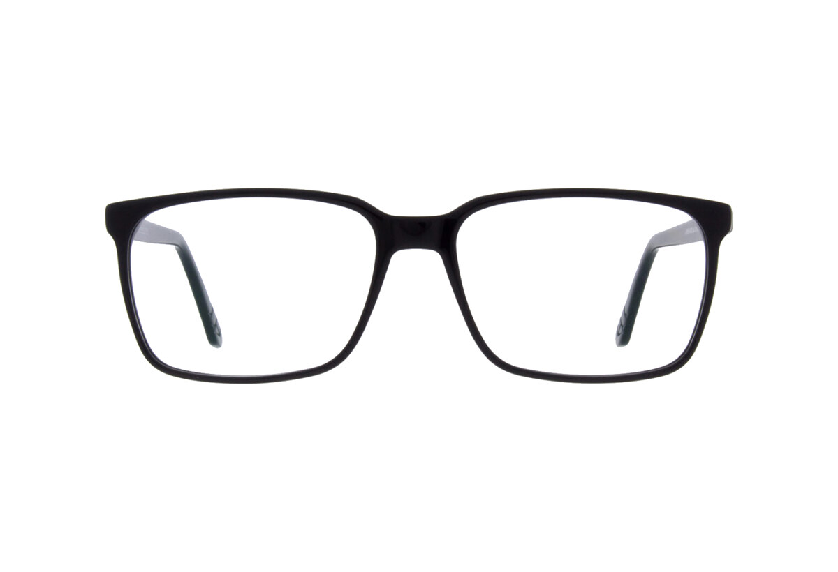 Rectangular acetate optical frame.